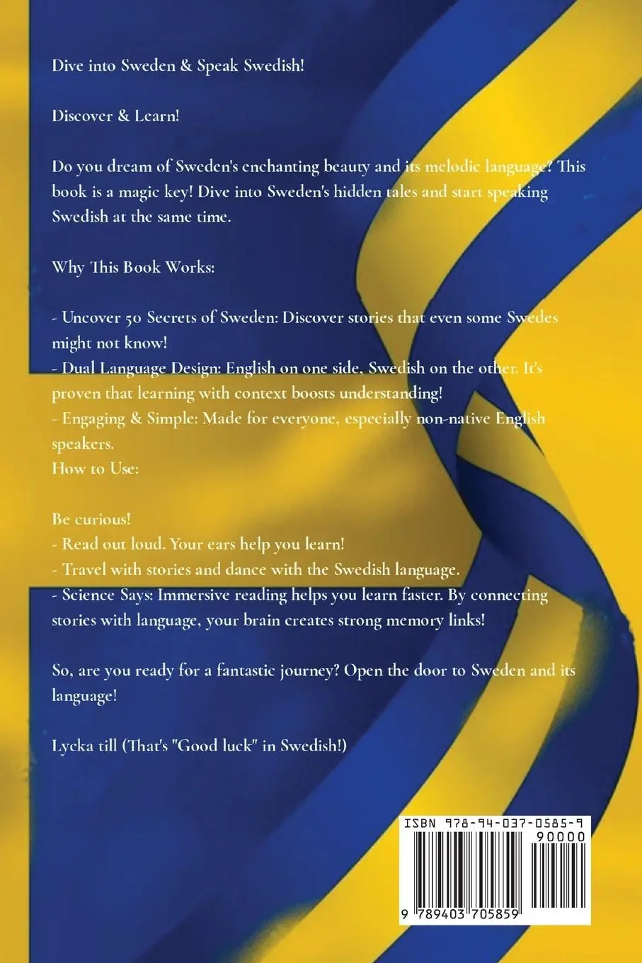 Rückseite: 9789403705859 | Learn 50 Things You Didn't About Sweden While You Learn Swedish...