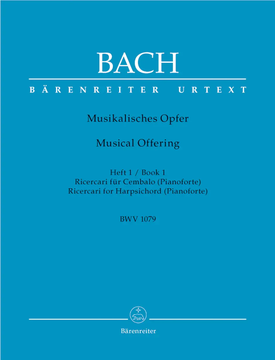 Cover: 9790006465859 | Musical Offering BWV 1079 Book 1 | Volume 1: Ricercari for harpsichord