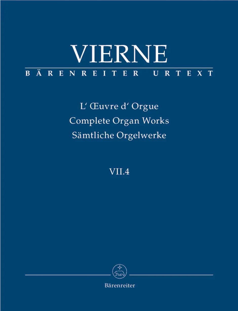 Cover: 9790006535859 | Orgelwerke 7/4 (Op.55) | Louis Vierne | Buch | Bärenreiter Verlag