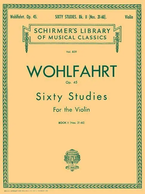 Cover: 9780793525959 | Wohlfahrt - 60 Studies, Op. 45 - Book 2 | G. Blay | Taschenbuch | Buch