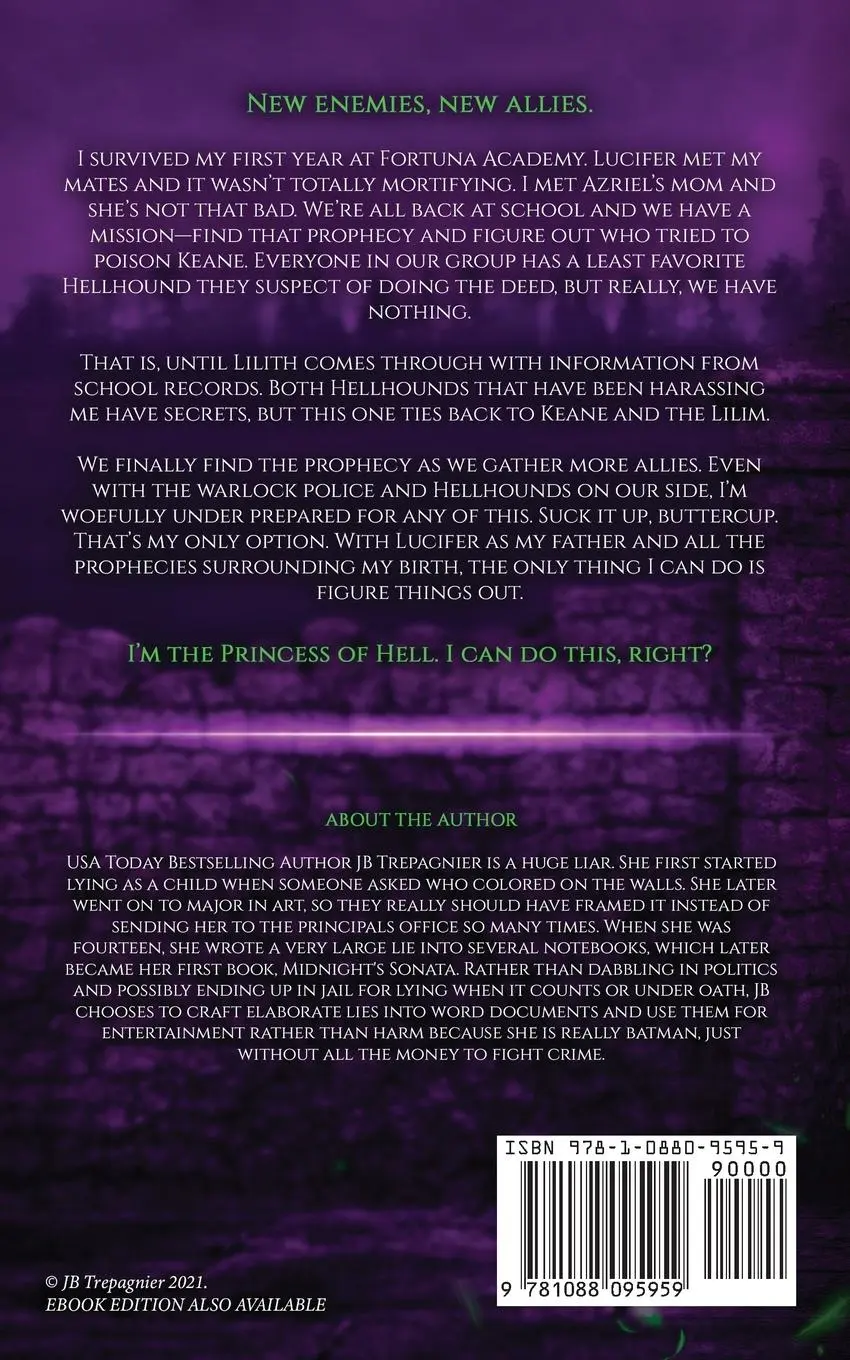 Rückseite: 9781088095959 | Hellfire | A Paranormal Academy Reverse Harem Romance | Jb Trepagnier