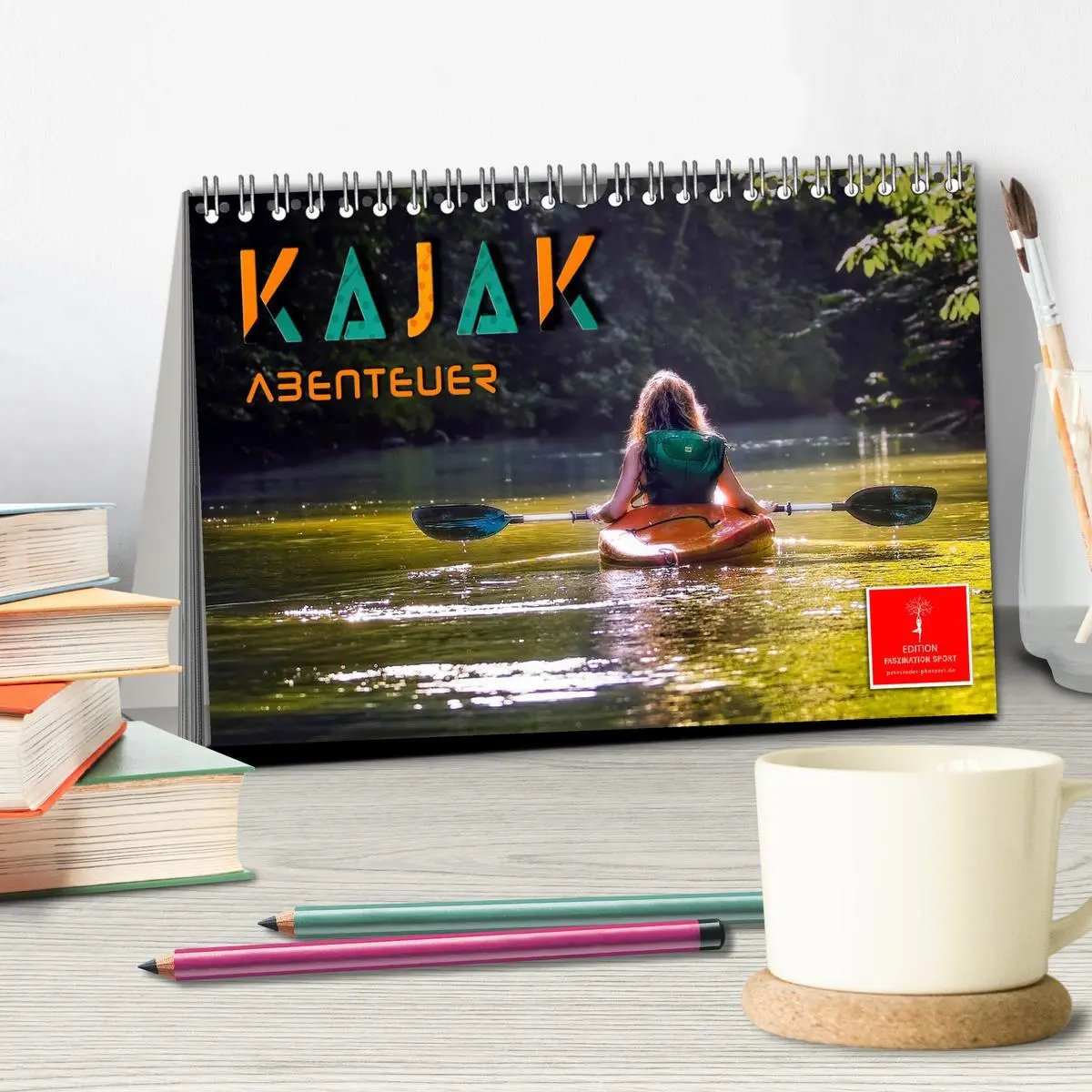 Bild: 9783457545959 | Kajak Abenteuer (Tischkalender 2026 DIN A5 quer), CALVENDO...