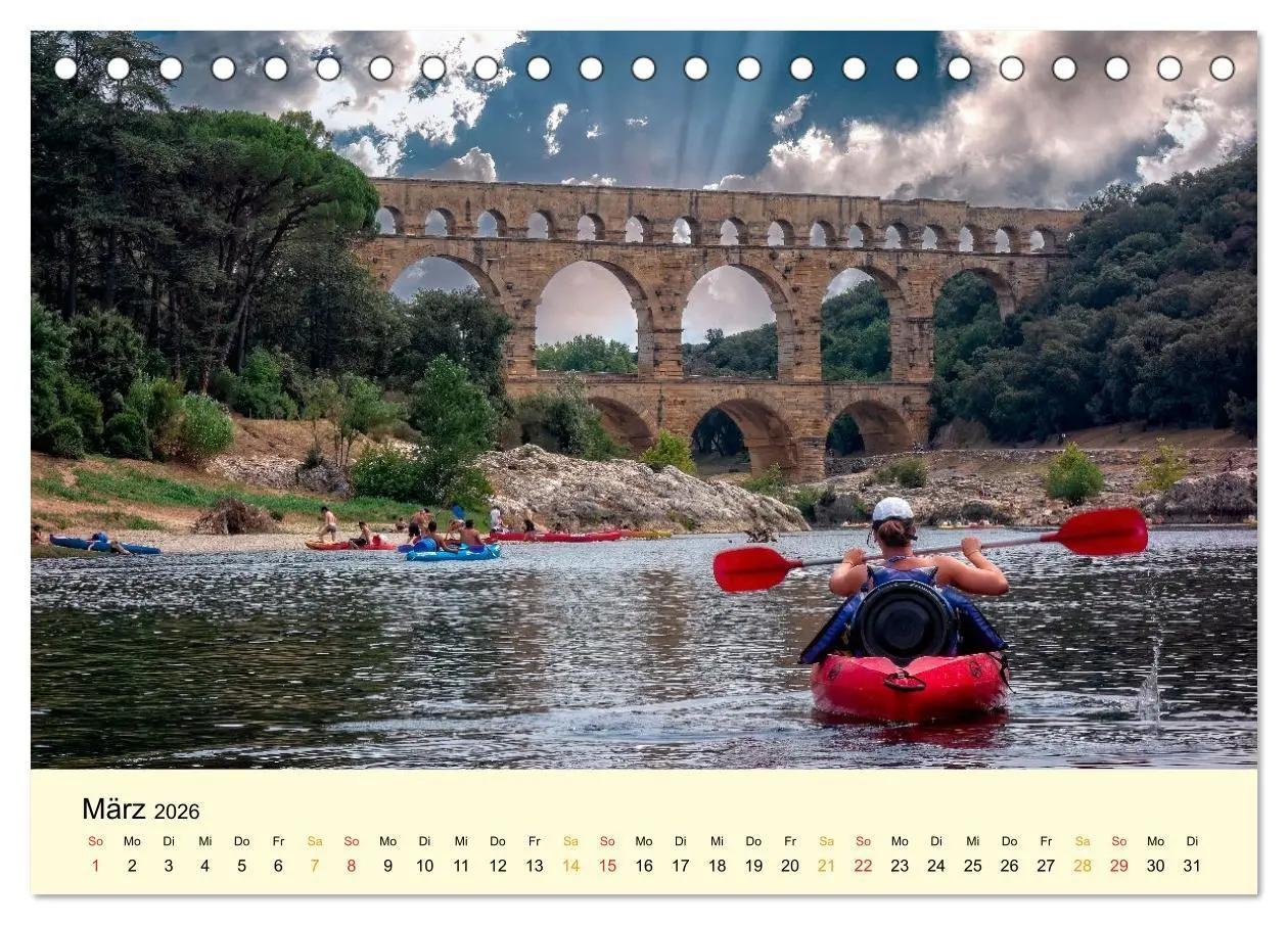 Bild: 9783457545959 | Kajak Abenteuer (Tischkalender 2026 DIN A5 quer), CALVENDO...