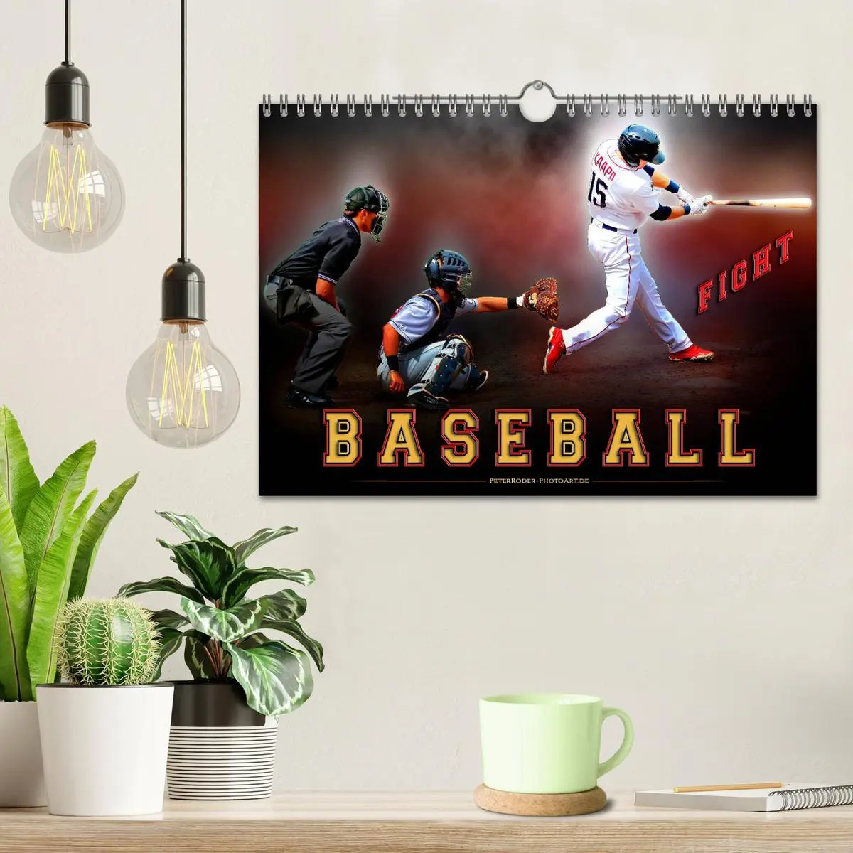 Bild: 9783457855959 | Baseball - Fight (Wandkalender 2026 DIN A4 quer), CALVENDO...