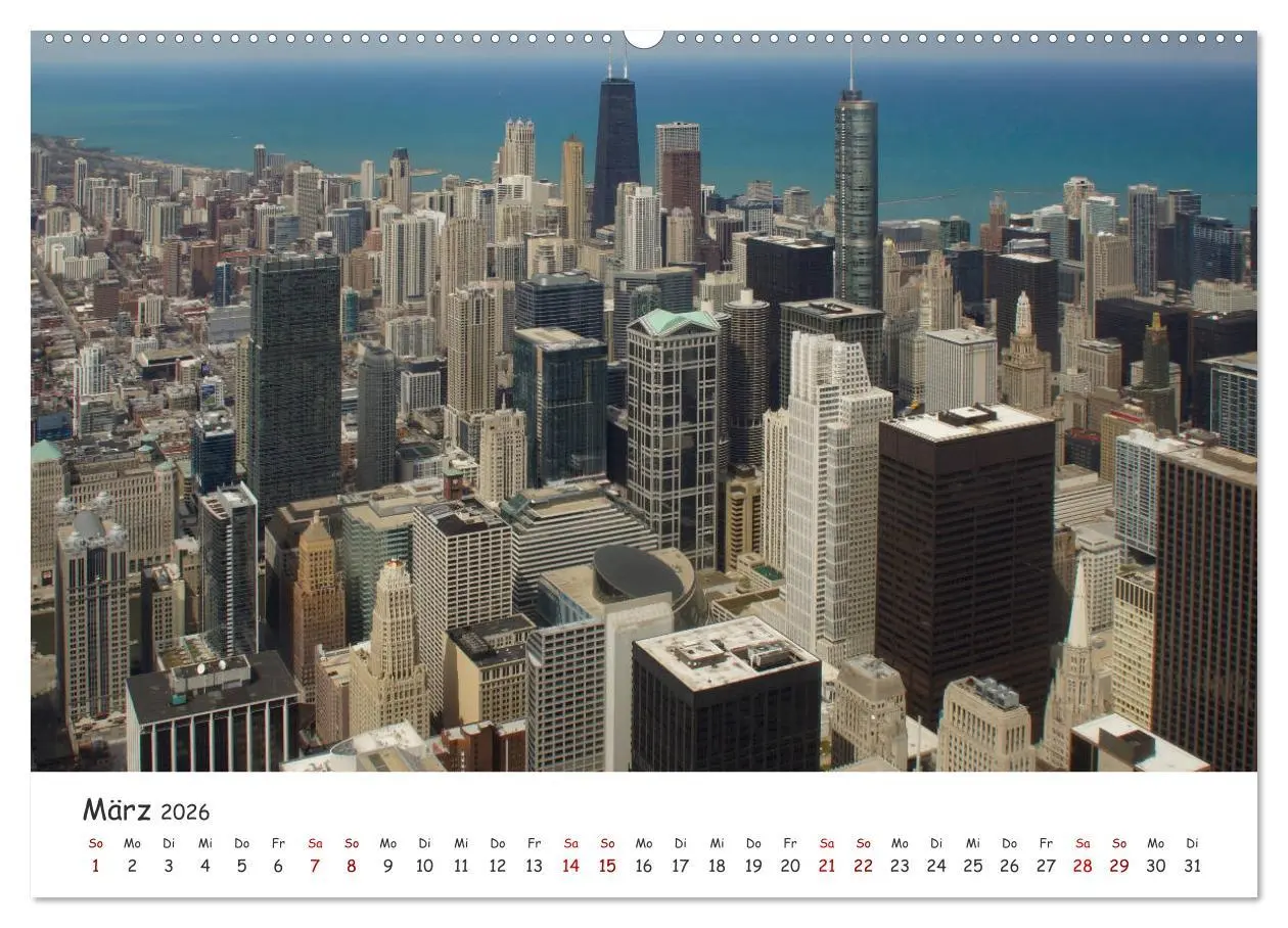 Bild: 9783457925959 | beeindruckendes Chicago (Wandkalender 2026 DIN A2 quer), CALVENDO...