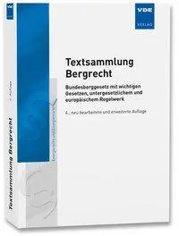 Cover: 9783800765959 | Textsammlung Bergrecht | Vde Verlag Gmbh | Taschenbuch | 509 S. | 2025