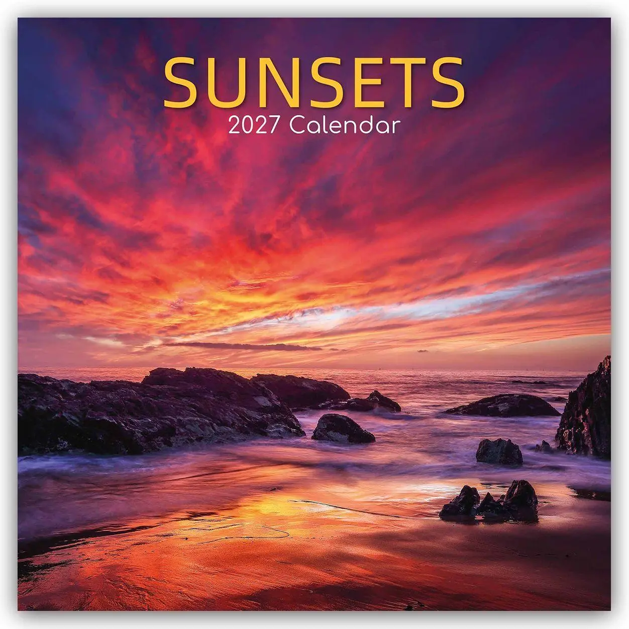 Cover: 9781805976059 | Sunsets - Sonnenuntergänge 2027 - 16-Monatskalender | Ltd | Kalender