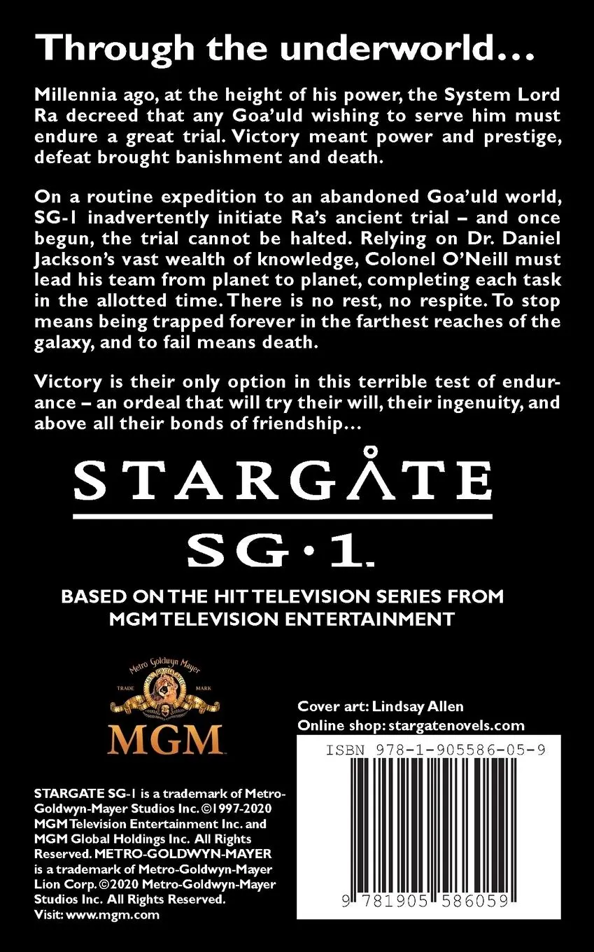 Rückseite: 9781905586059 | STARGATE SG-1 The Barque of Heaven | Suzanne Wood | Taschenbuch | 2020