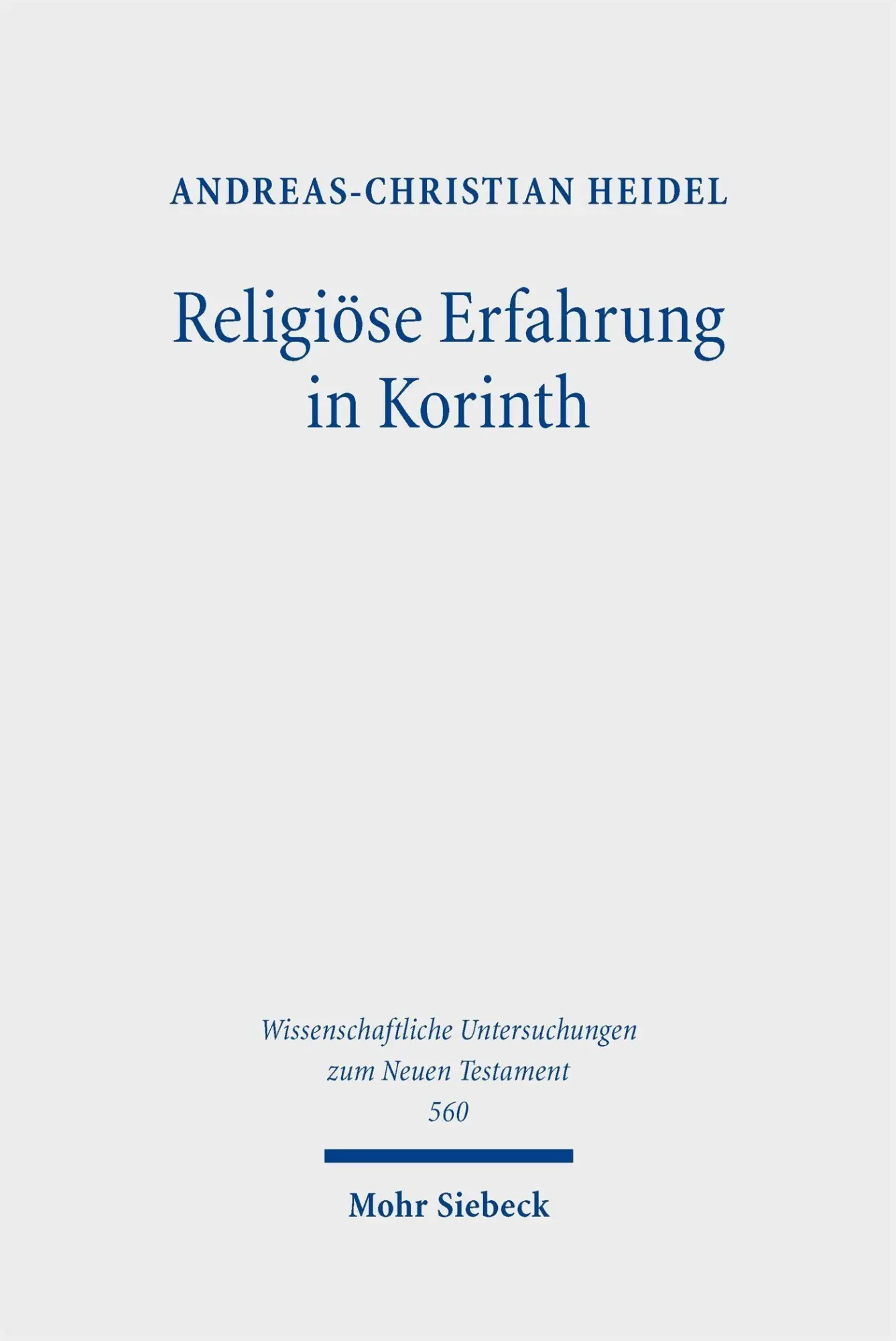Religiöse Erfahrung in Korinth