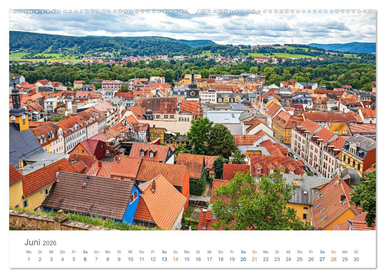 Bild: 9783457366059 | Rudolstadt - im Tal der Saale (Wandkalender 2026 DIN A2 quer),...