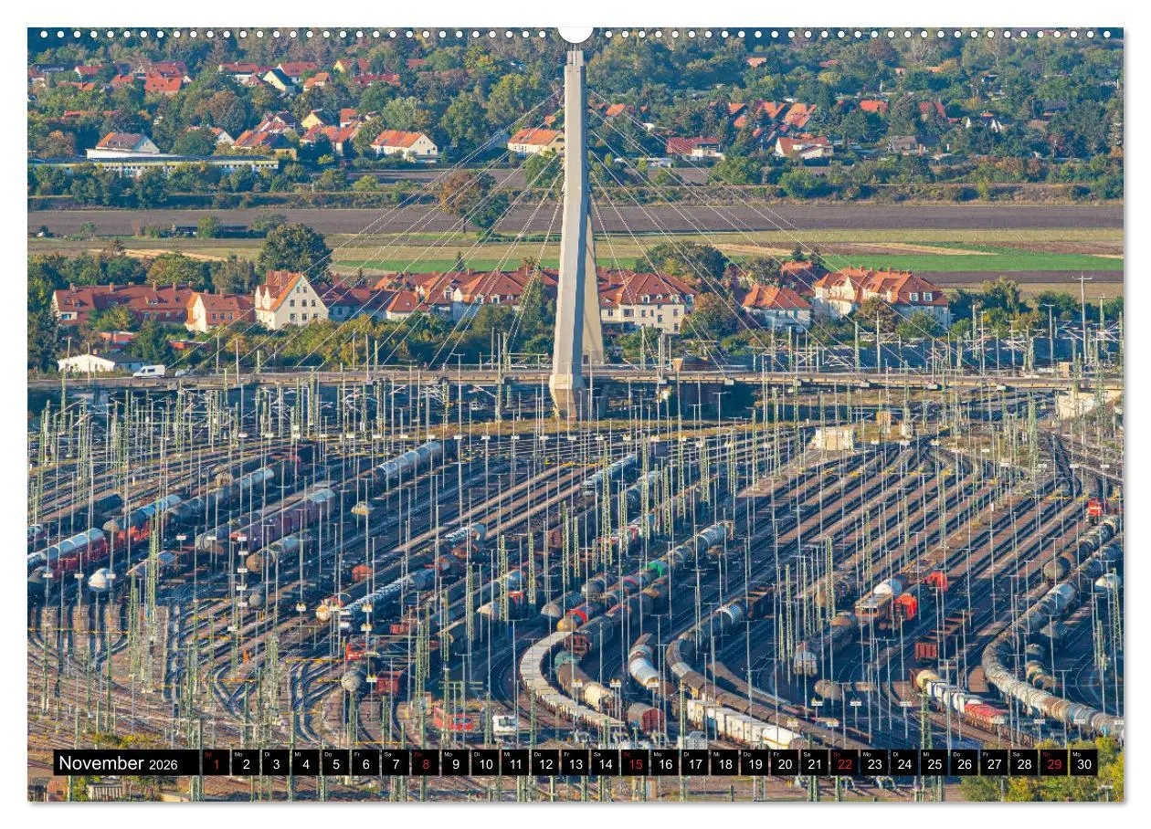 Bild: 9783457676059 | Halle an der Saale von oben (hochwertiger Premium Wandkalender 2026...