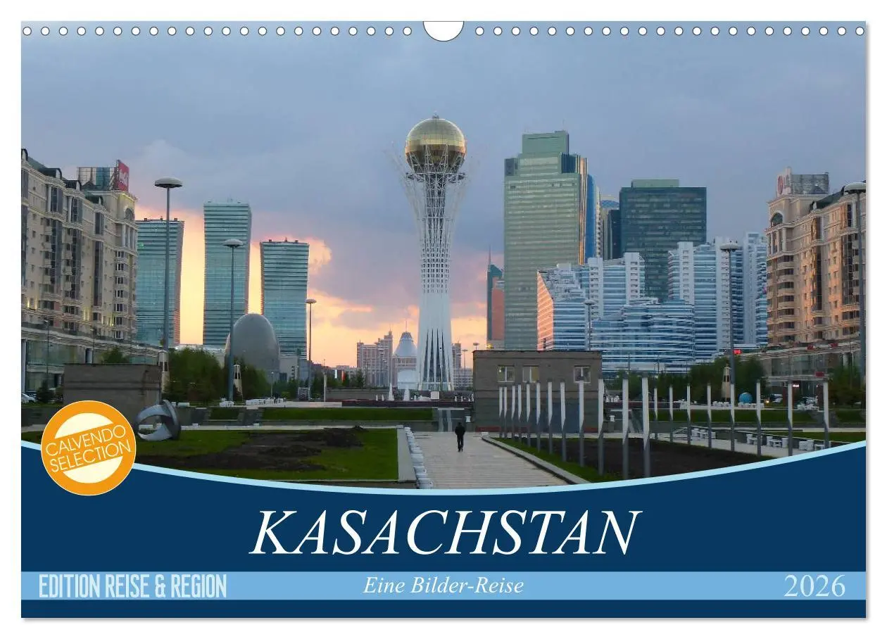 Cover: 9783516216059 | Kasachstan - Eine Bilder-Reise (Wandkalender 2026 DIN A3 quer),...