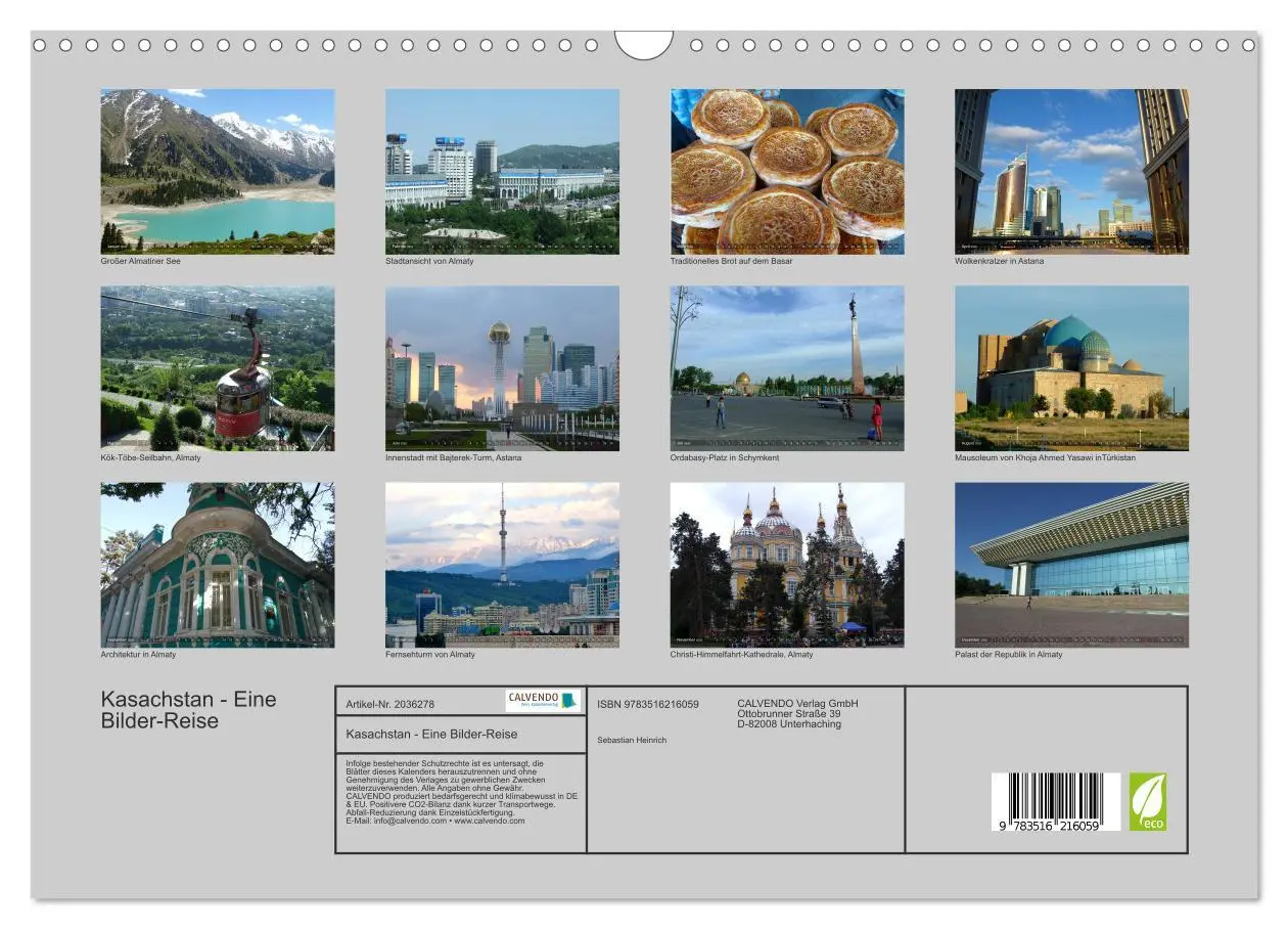 Bild: 9783516216059 | Kasachstan - Eine Bilder-Reise (Wandkalender 2026 DIN A3 quer),...