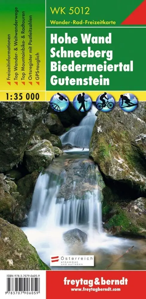 Cover: 9783707906059 | freytag &amp; berndt Wanderkarte WK 5012 Hohe Wand - Schneeberg -...