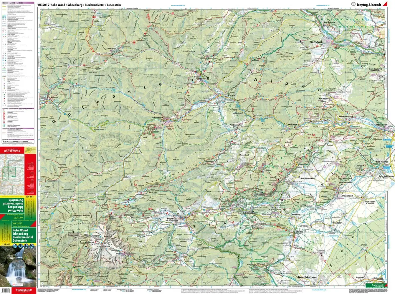 Bild: 9783707906059 | freytag &amp; berndt Wanderkarte WK 5012 Hohe Wand - Schneeberg -...