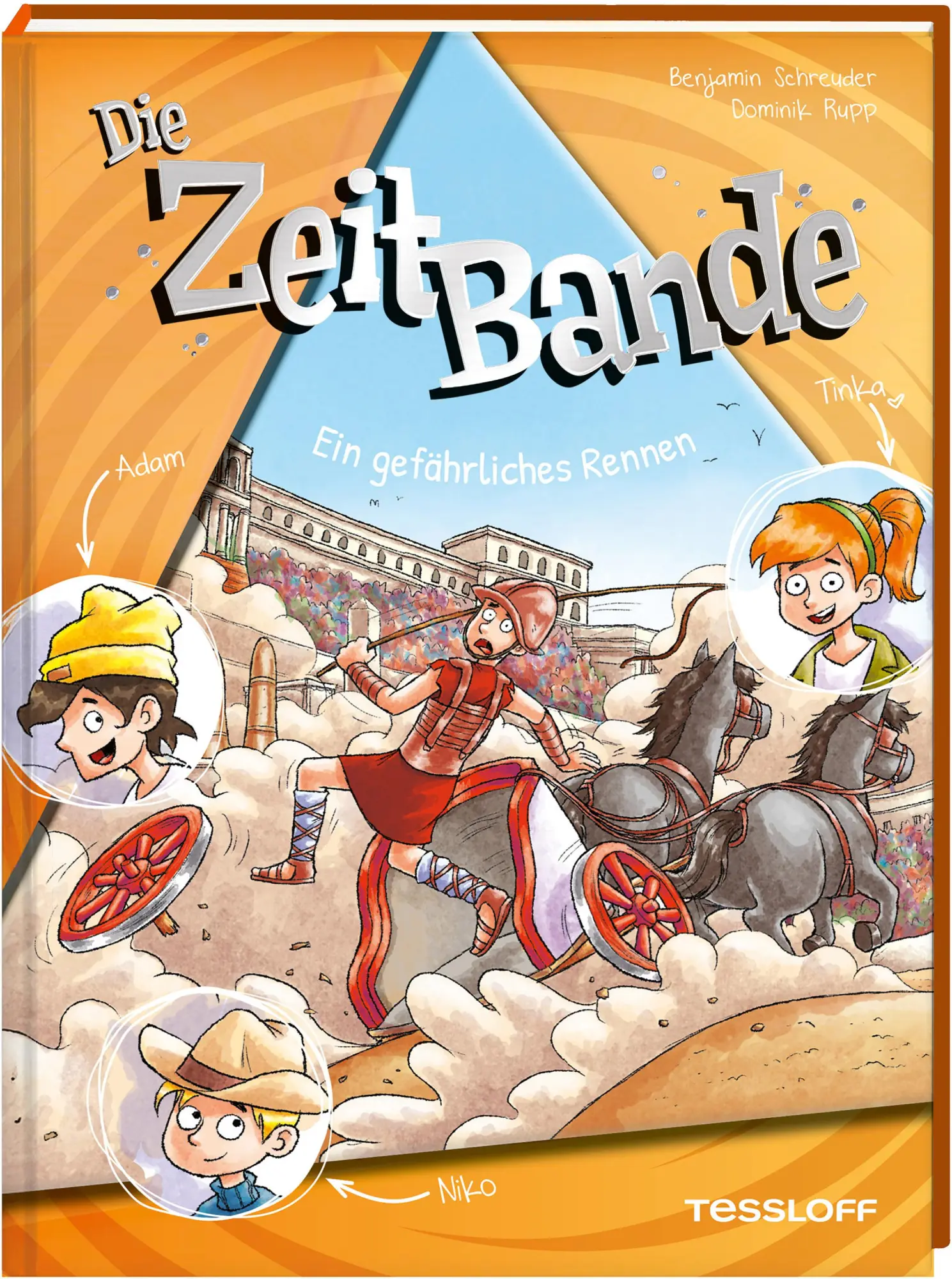 Cover: 9783788646059 | Die ZeitBande. Band 5. Ein gefährliches Rennen | Benjamin Schreuder