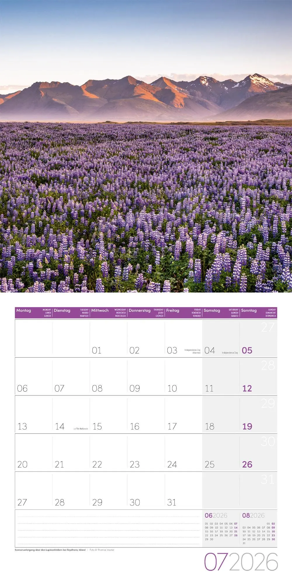Bild: 9783838446059 | Atempause Kalender 2026 - 30x30 | Ackermann Kunstverlag GmbH | 28 S.