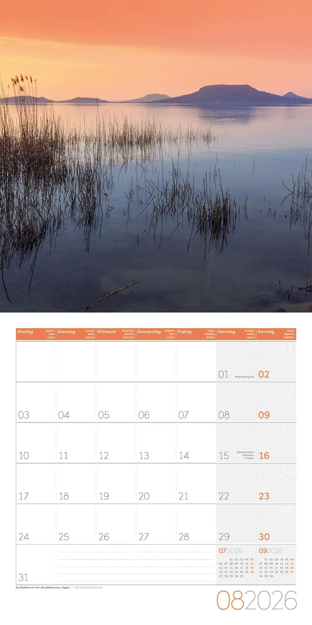 Bild: 9783838446059 | Atempause Kalender 2026 - 30x30 | Ackermann Kunstverlag GmbH | 28 S.