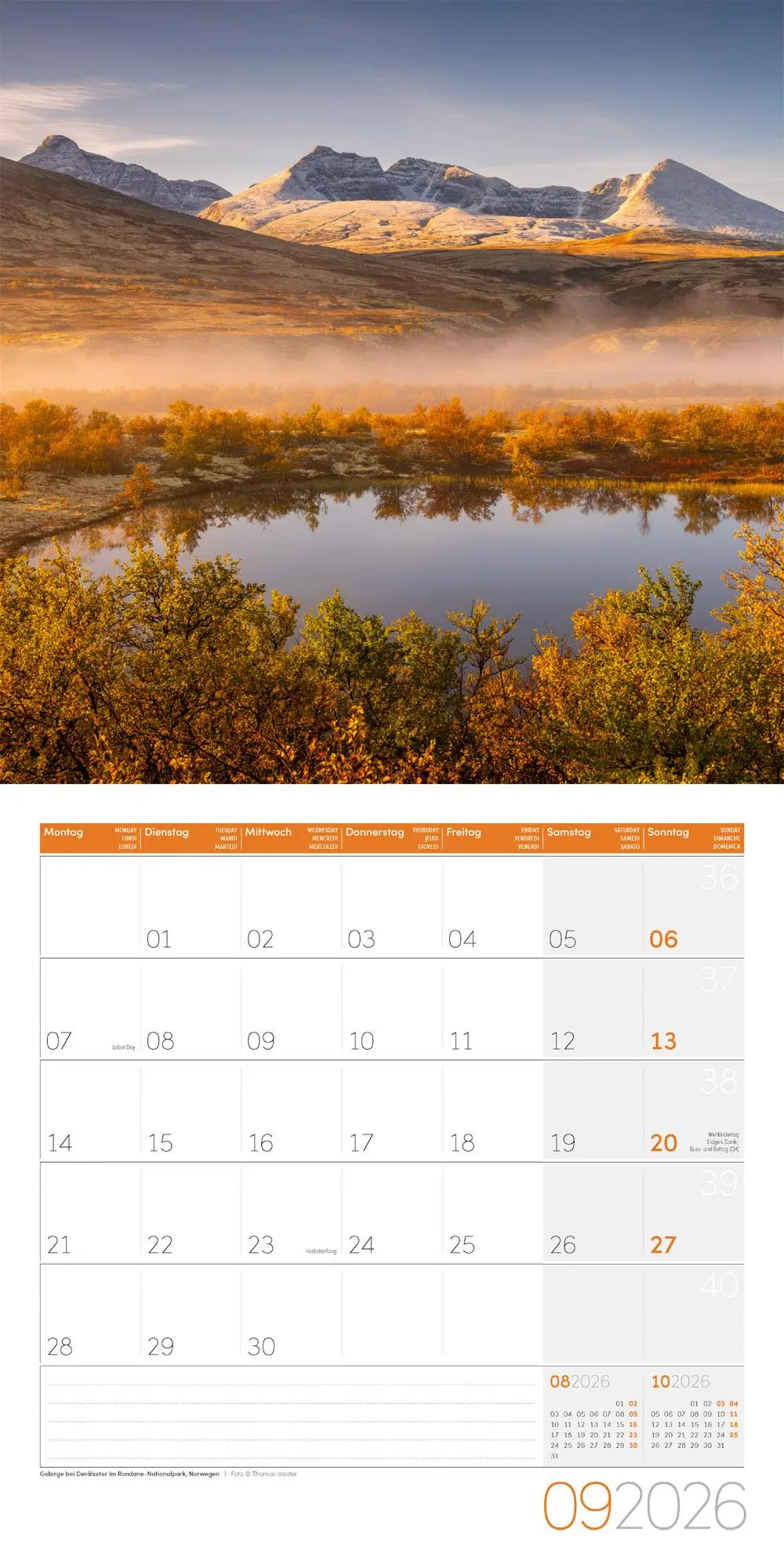 Bild: 9783838446059 | Atempause Kalender 2026 - 30x30 | Ackermann Kunstverlag GmbH | 28 S.