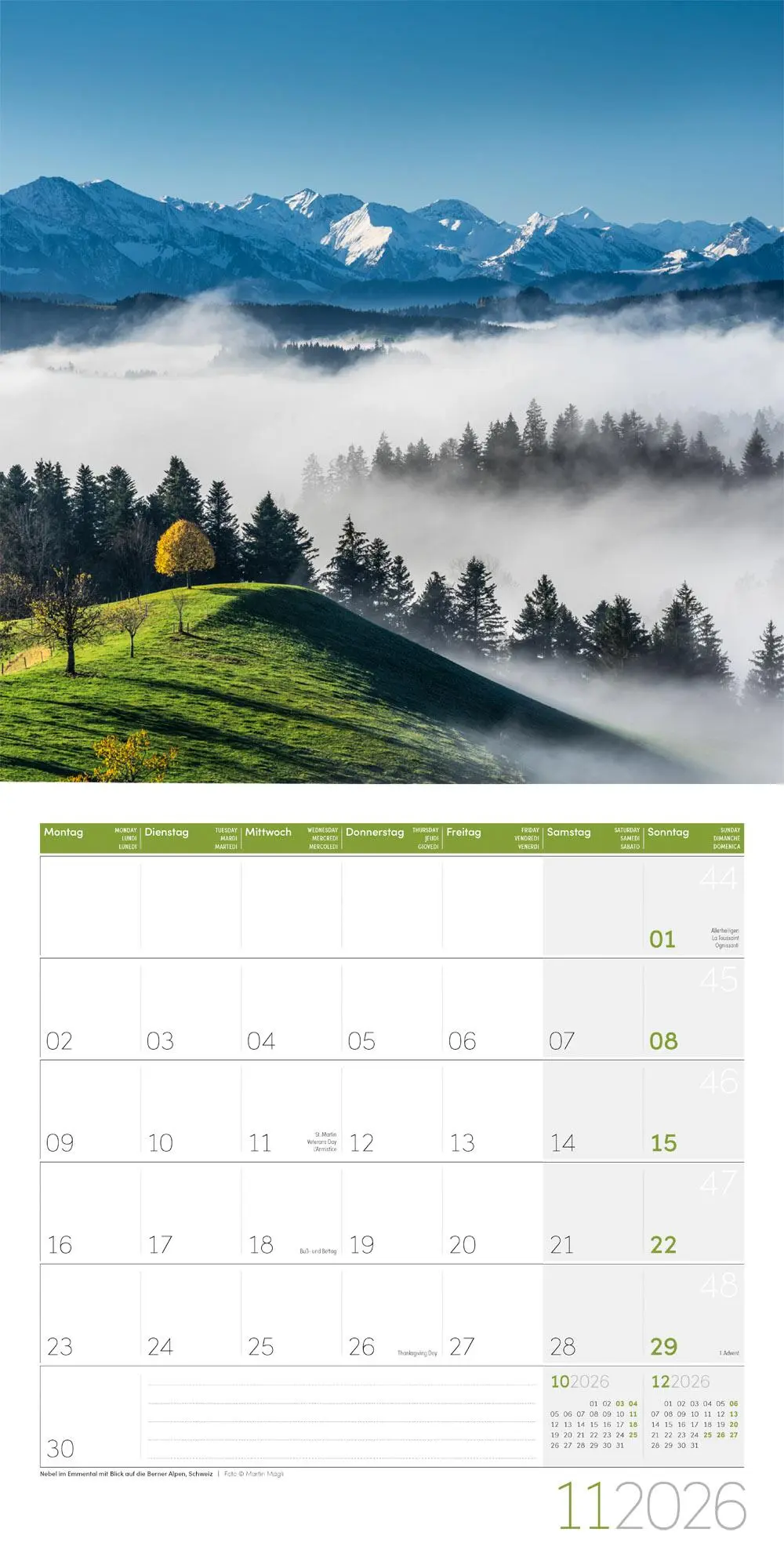 Bild: 9783838446059 | Atempause Kalender 2026 - 30x30 | Ackermann Kunstverlag GmbH | 28 S.