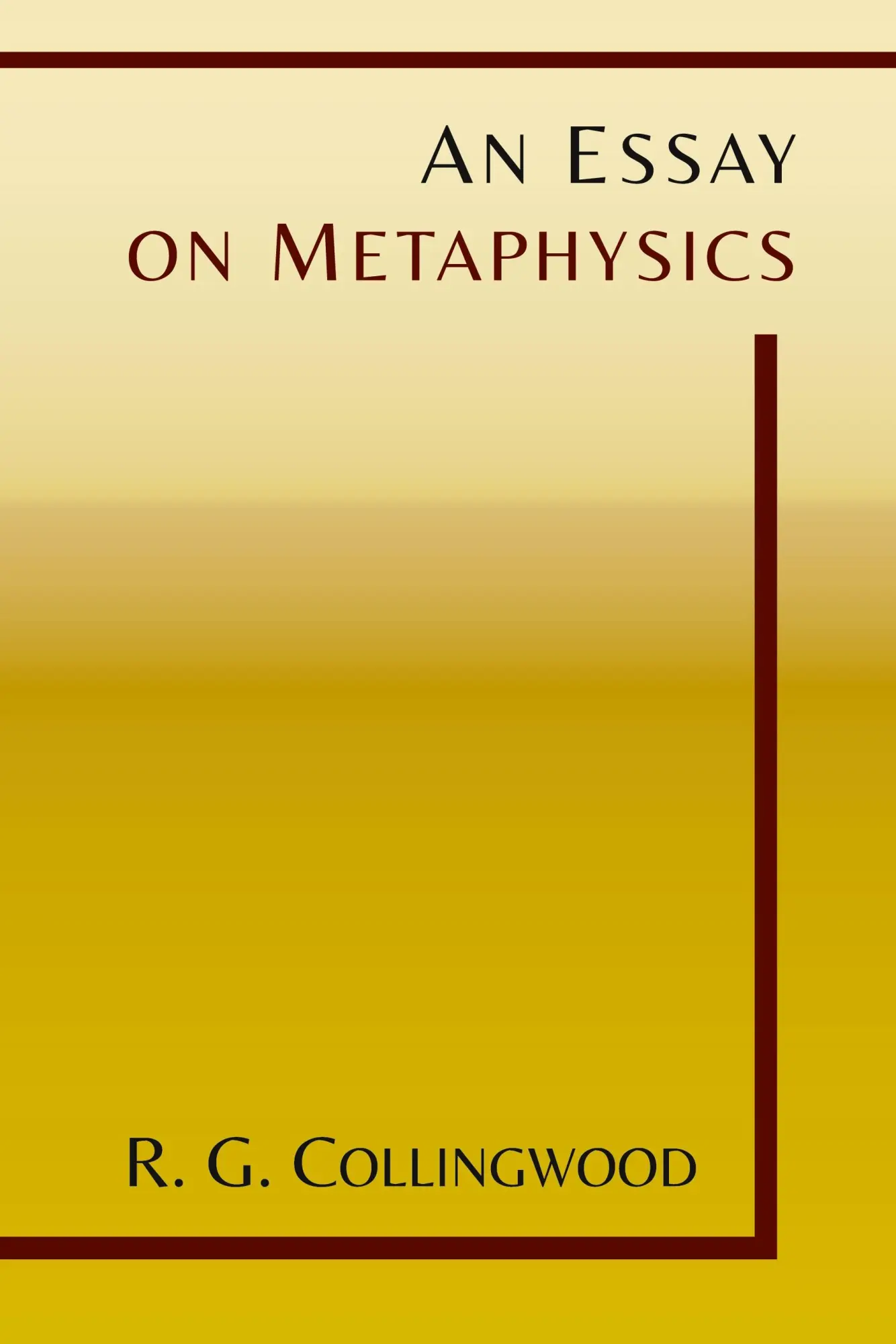 Cover: 9781614276159 | An Essay on Metaphysics | R. G. Collingwood | Taschenbuch | Englisch