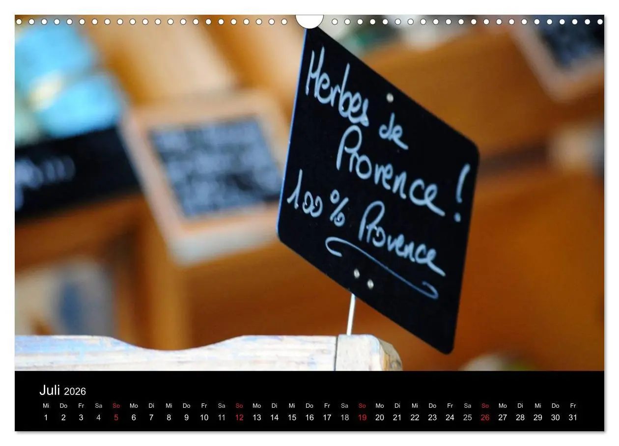 Bild: 9783457976159 | Provence 2026 - Stille Bilder (Wandkalender 2026 DIN A3 quer),...
