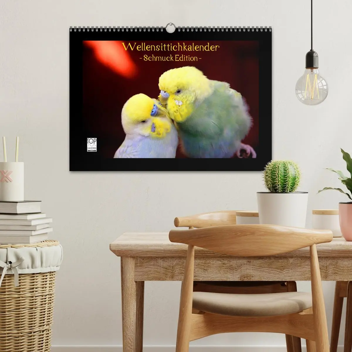 Bild: 9783516136159 | Wellensittichkalender - Schmuck Edition (Wandkalender 2026 DIN A3...
