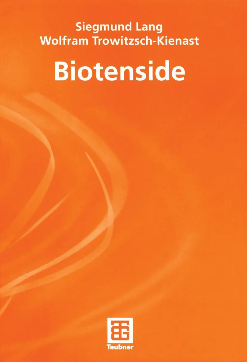 Cover: 9783519036159 | Biotenside | Wolfram Trowitzsch-Kienast (u. a.) | Taschenbuch | 220 S.