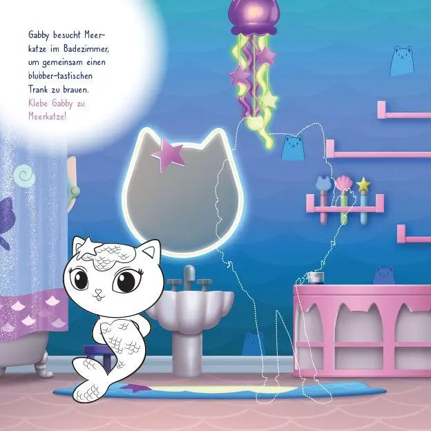 Bild: 9783833246159 | Gabby's Dollhouse: Meine schönsten Sticker zum Ausmalen | Panini