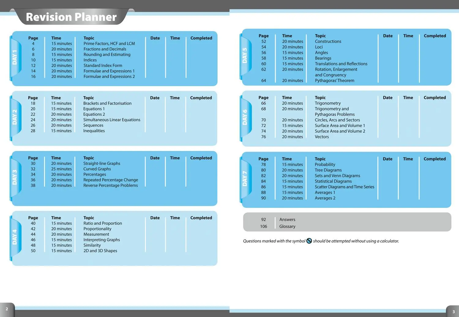 Bild: 9780008316259 | GCSE 9-1 Maths Foundation in a Week | Collins Gcse (u. a.) | Buch