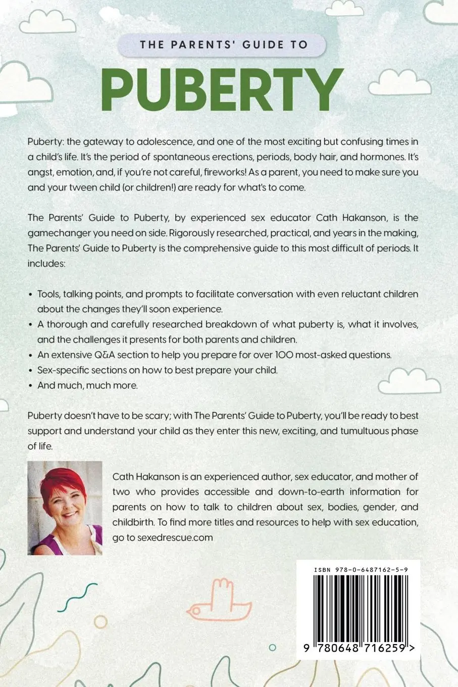 Rückseite: 9780648716259 | The Parents' Guide to Puberty | Cath Hakanson | Taschenbuch | Englisch