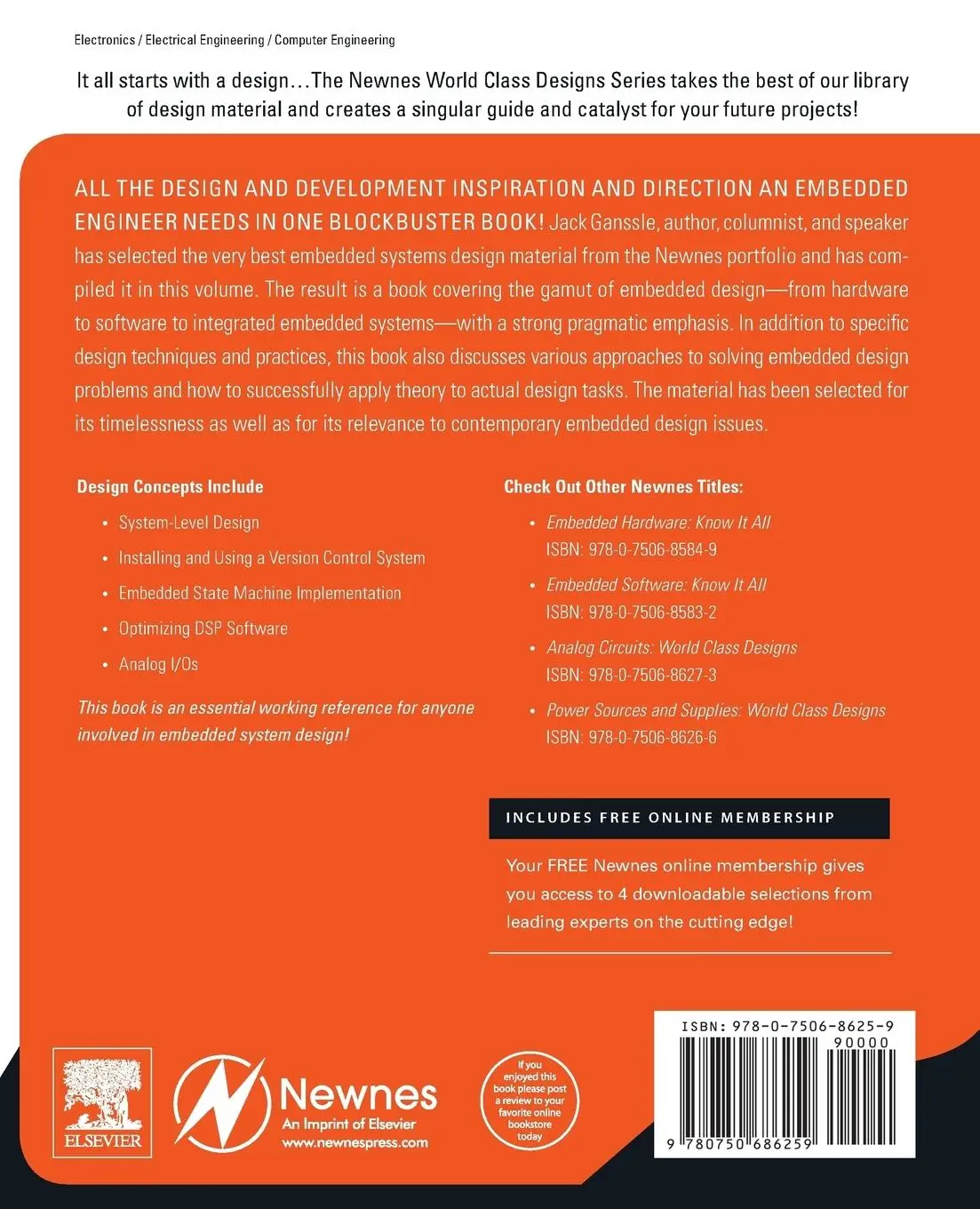 Rückseite: 9780750686259 | Embedded Systems | Jack G. Ganssle | Taschenbuch | Englisch | 2008