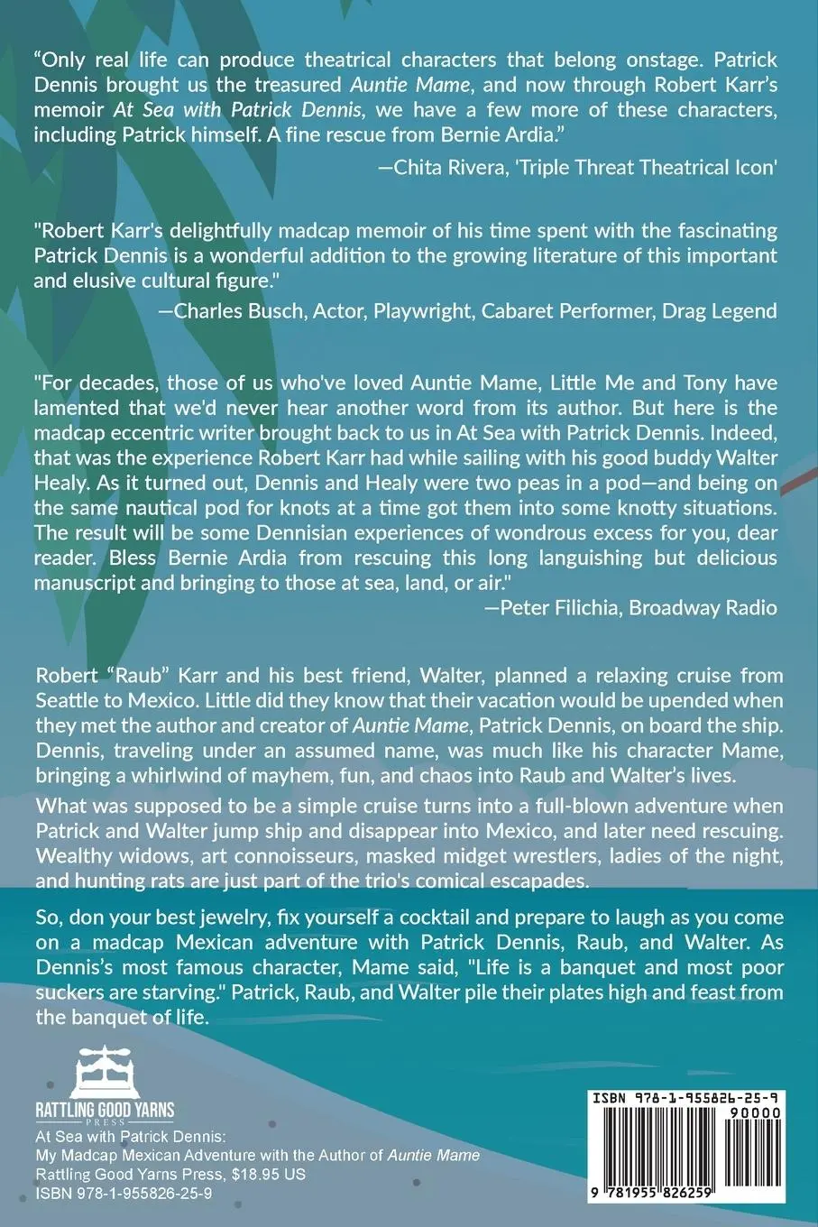 Rückseite: 9781955826259 | At Sea with Patrick Dennis | Robert Karr | Taschenbuch | Englisch