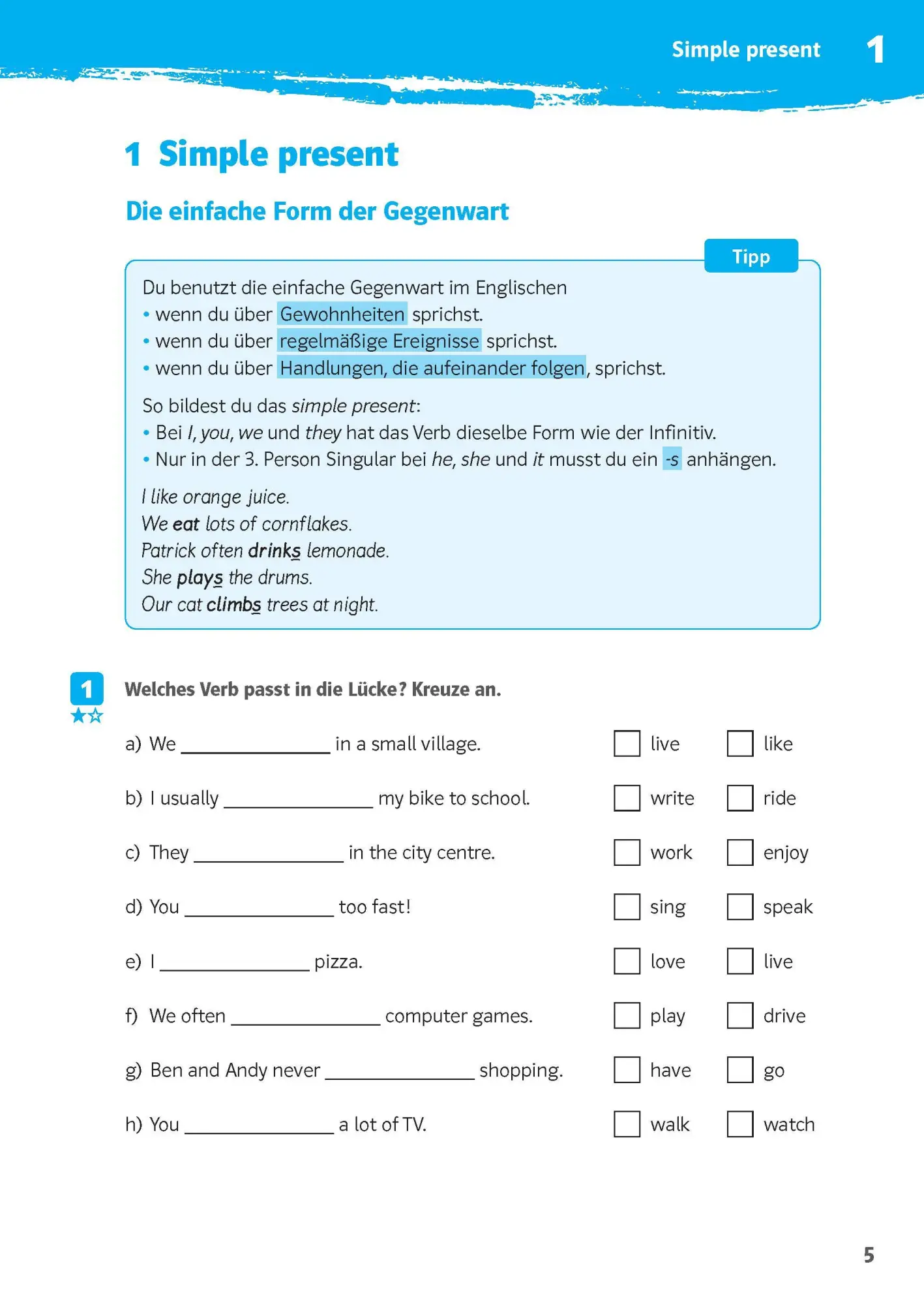 Bild: 9783129276259 | Klett 10-Minuten-Training Englisch Simple Present und Present...