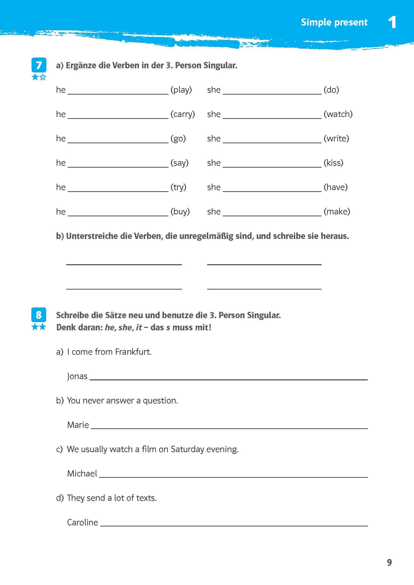 Bild: 9783129276259 | Klett 10-Minuten-Training Englisch Simple Present und Present...
