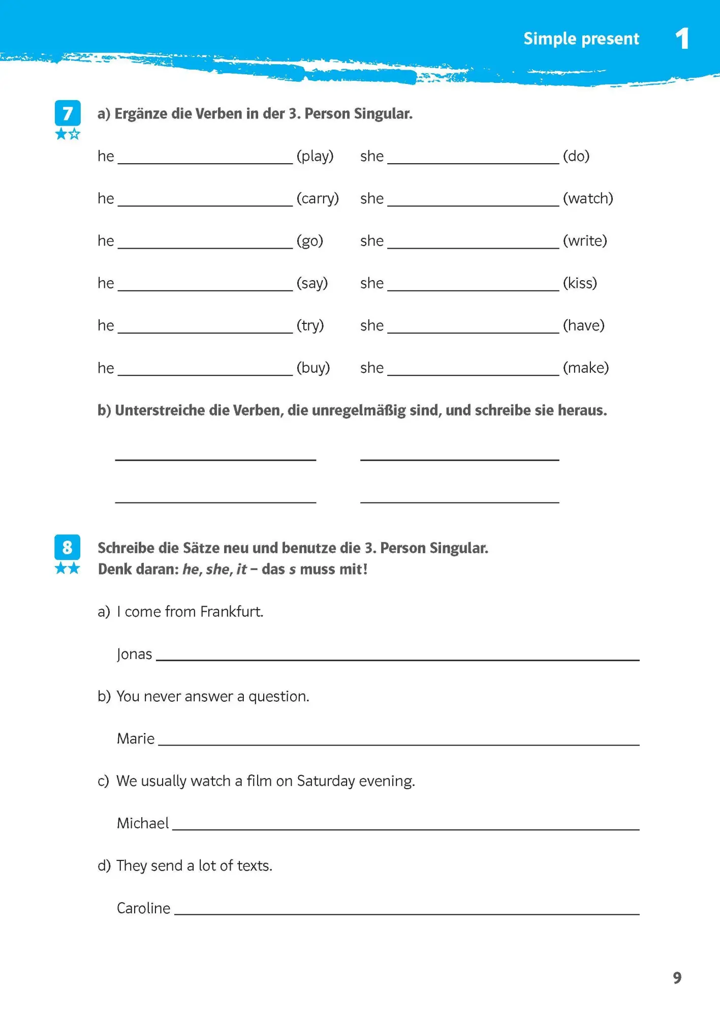 Bild: 9783129276259 | Klett 10-Minuten-Training Englisch Simple Present und Present...
