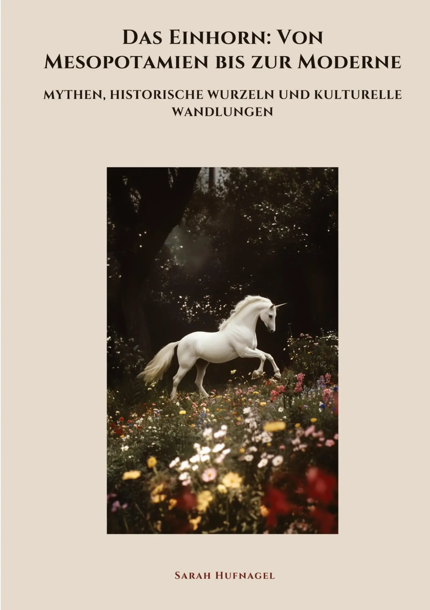 Cover: 9783384466259 | Das Einhorn: Von Mesopotamien bis zur Moderne | Sarah Hufnagel | Buch