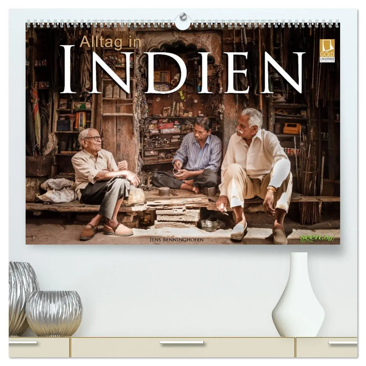 Cover: 9783457966259 | Alltag in Indien (hochwertiger Premium Wandkalender 2026 DIN A2...