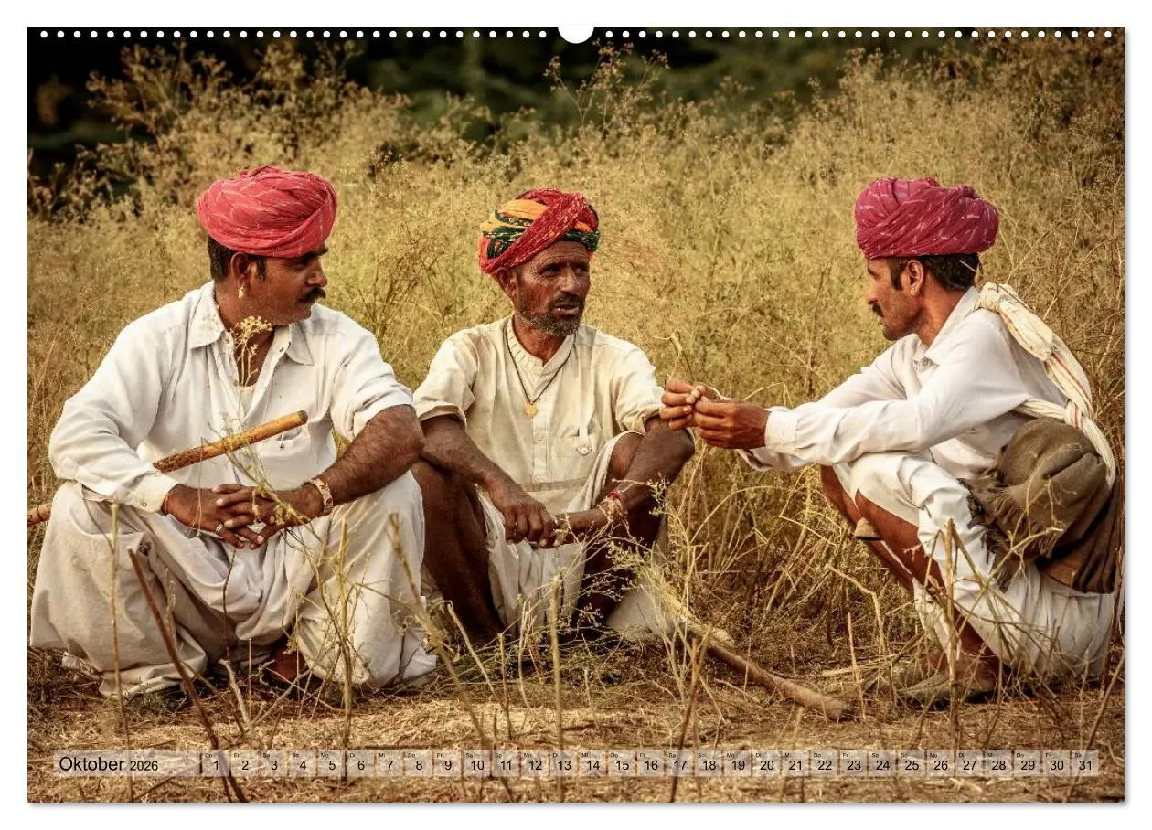 Bild: 9783457966259 | Alltag in Indien (hochwertiger Premium Wandkalender 2026 DIN A2...