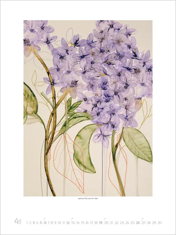 Bild: 9783731886259 | Botanical Art 2026 | Verlag Korsch | Kalender | 14 S. | Deutsch | 2026