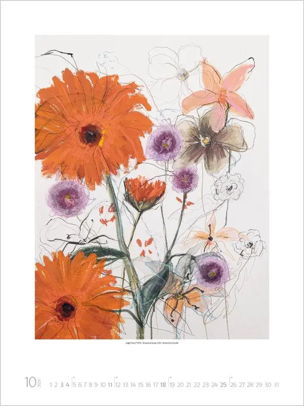 Bild: 9783731886259 | Botanical Art 2026 | Verlag Korsch | Kalender | 14 S. | Deutsch | 2026