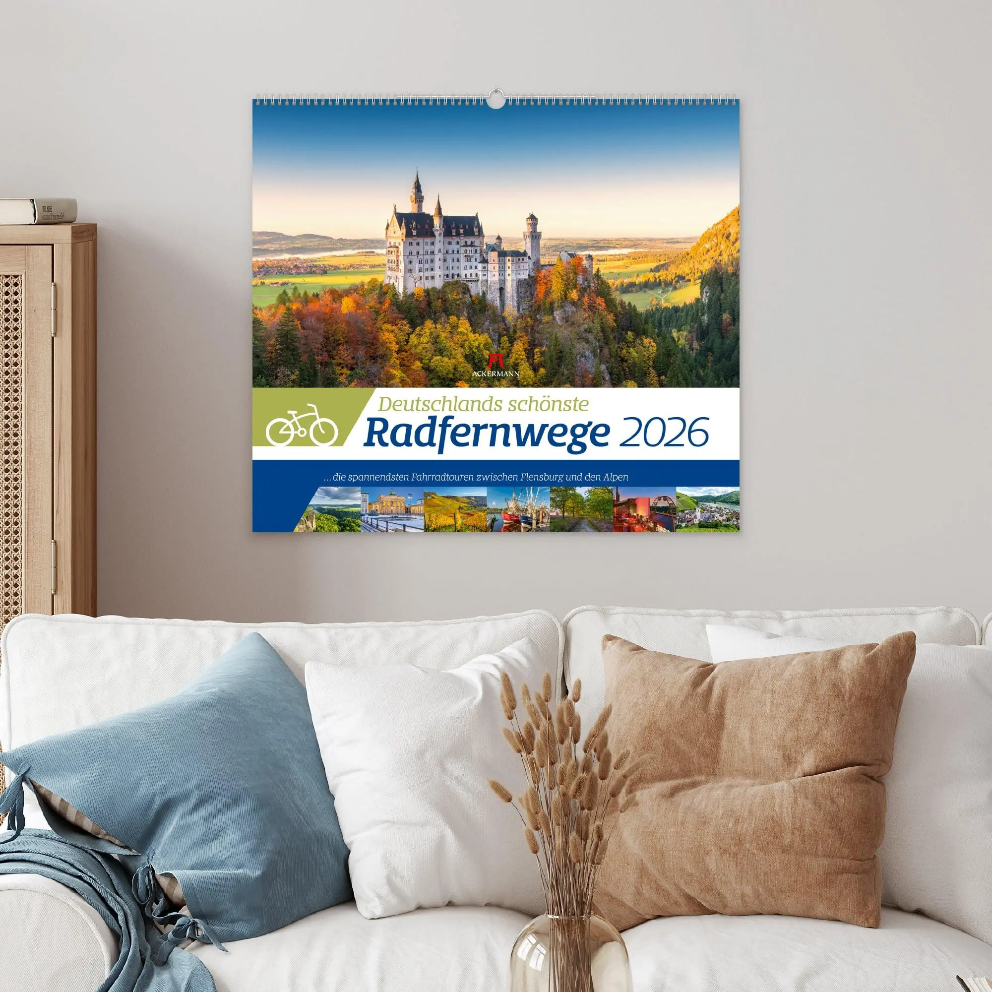 Bild: 9783838426259 | Deutschlands schönste Radfernwege Kalender 2026 | GmbH | Kalender