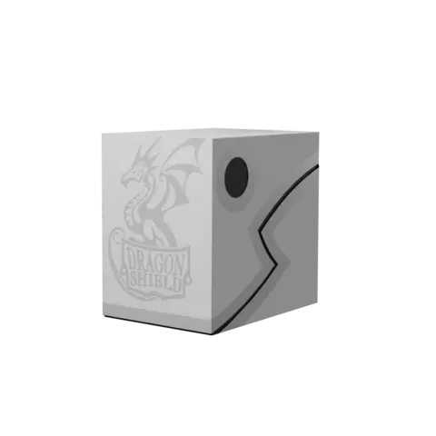 Cover: 5706569306359 | Boxes - Double Shell Ashen White/Black | Dragon Shield!