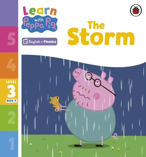Cover: 9780241576359 | Learn with Peppa Phonics Level 3 Book 11 - The Storm (Phonics Reader)