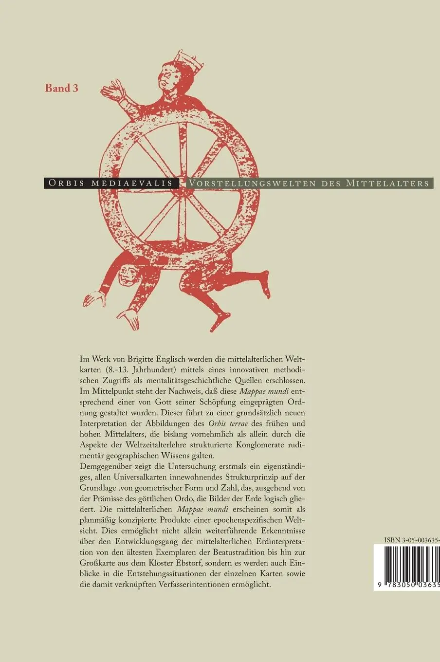 Rückseite: 9783050036359 | Ordo Orbis Terrae | Brigitte Englisch | Buch | 655 S. | Deutsch | 2002