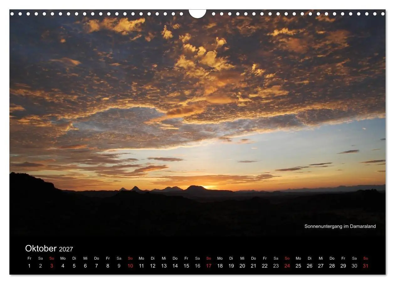 Bild: 9783594196359 | Namibia (Wandkalender 2027 DIN A3 quer), CALVENDO Monatskalender