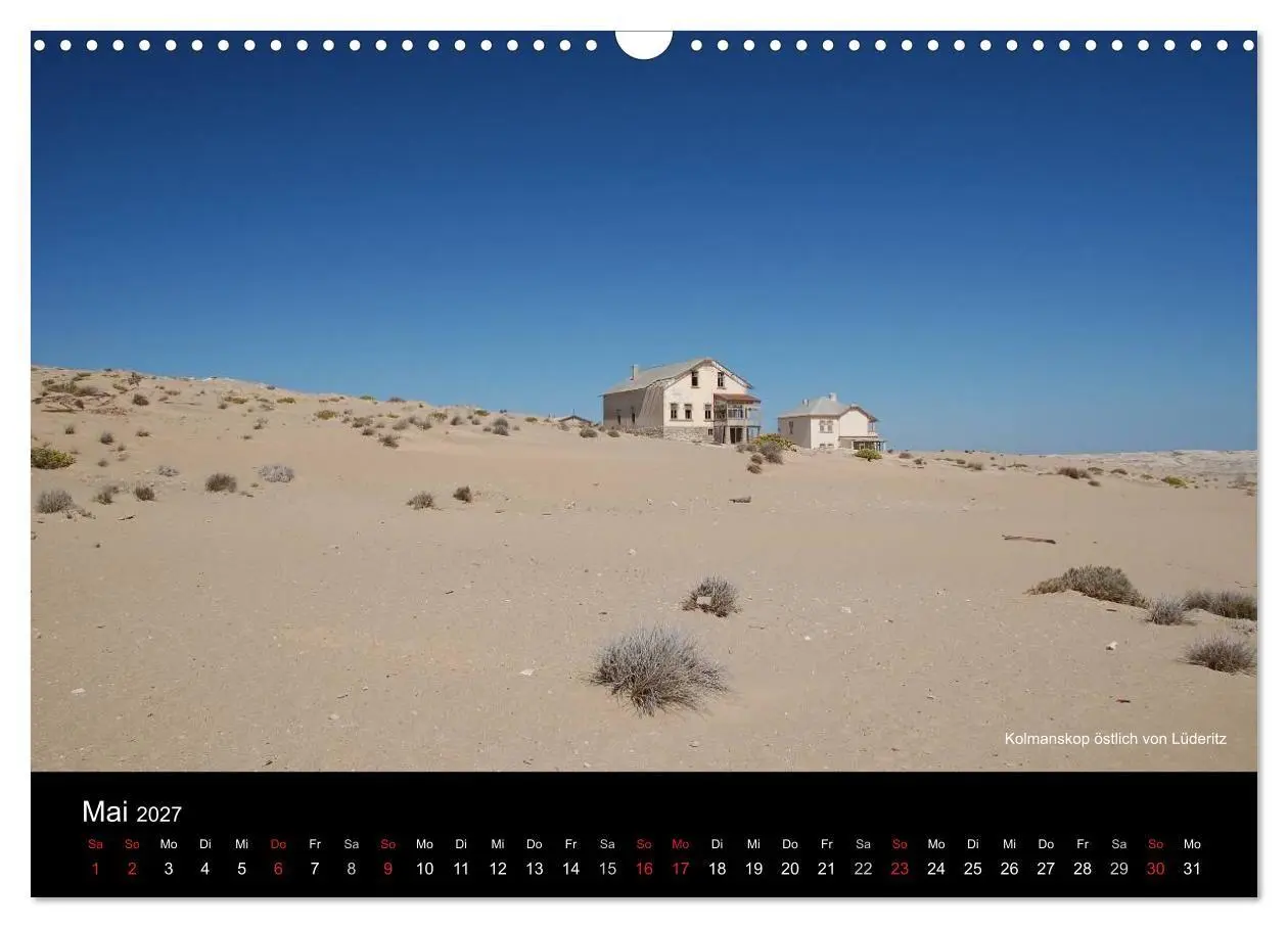 Bild: 9783594196359 | Namibia (Wandkalender 2027 DIN A3 quer), CALVENDO Monatskalender