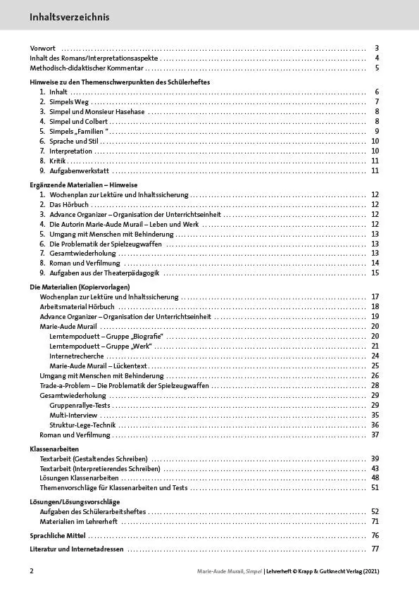 Bild: 9783941206359 | Simpel | Marie-Aude Murail (u. a.) | Taschenbuch | 83 S. | Deutsch