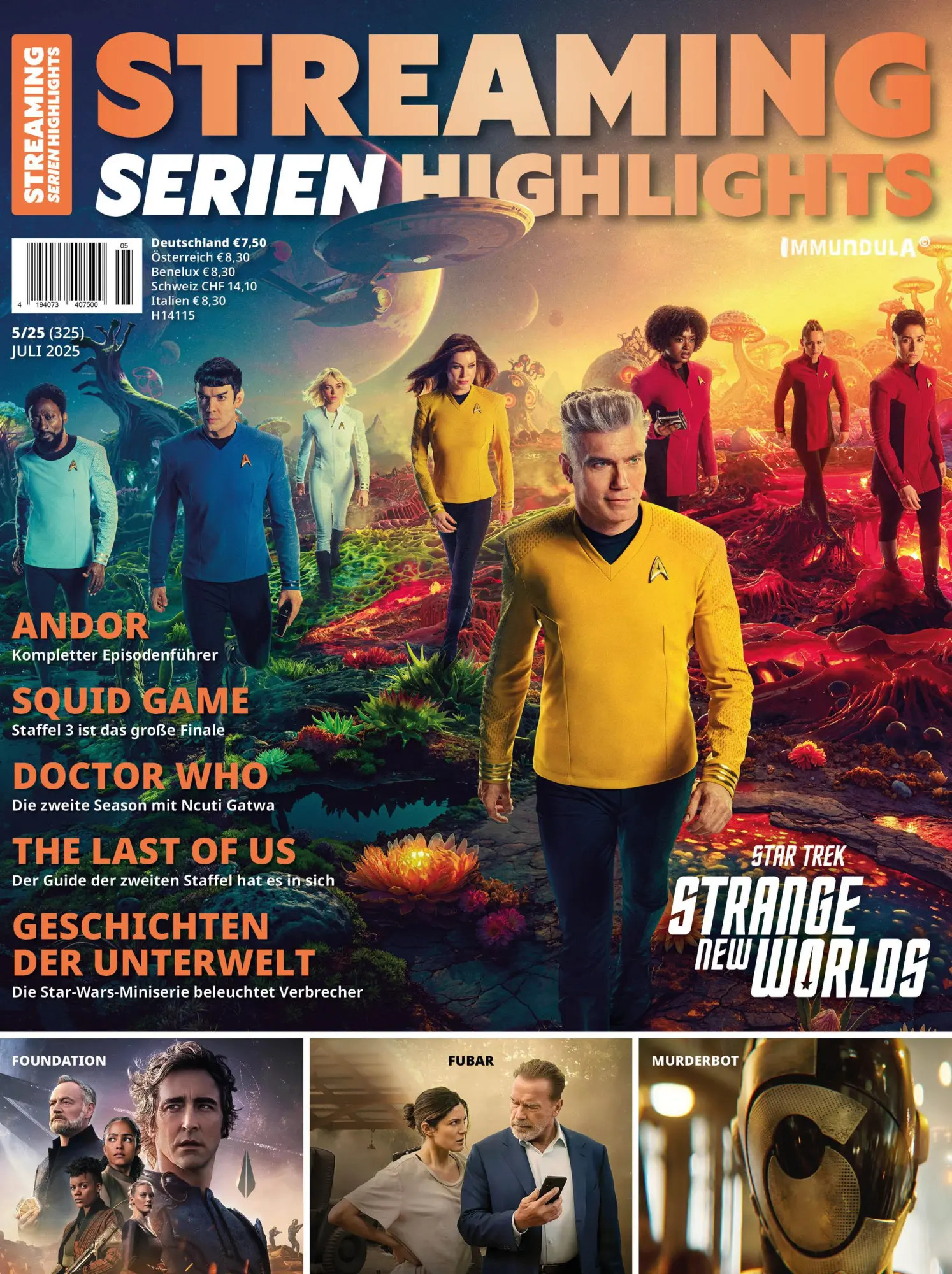 Cover: 9783959366359 | STREAMING SERIEN HIGHLIGHTS. Ausgabe Juli 2025 (#325) | Sülter (u. a.)