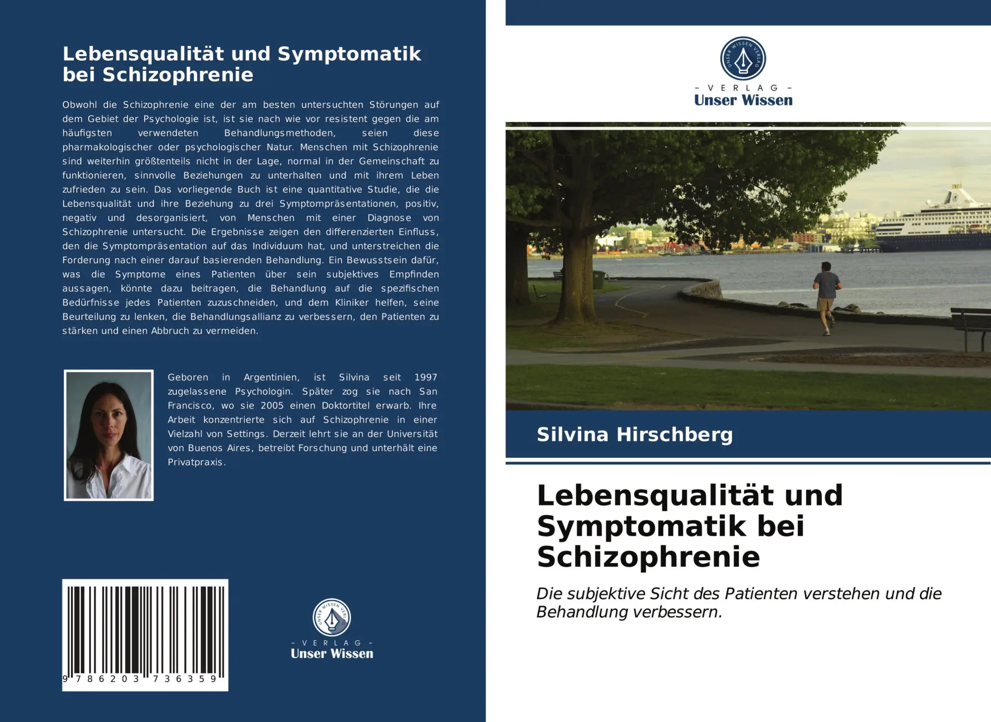 Cover: 9786203736359 | Lebensqualität und Symptomatik bei Schizophrenie | Silvina Hirschberg
